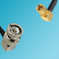 BNC Male Right Angle to SMC Female Right Angle RF Cable