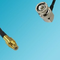 SSMC Male to BNC Male Right Angle RF Cable