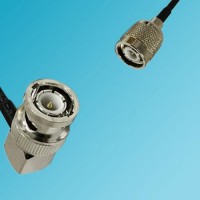 BNC Male Right Angle to TNC Male RF Cable