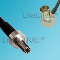 CRC9 Male to DVB-T TV Male Right Angle RF Coaxial Cable