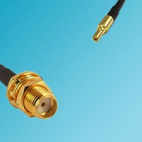 CRC9 Male to SMA Bulkhead Female RF Cable
