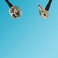 CRC9 Male Right Angle to F Male RF Cable