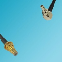 SMC Bulkhead Male to CRC9 Male Right Angle RF Cable