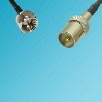 DVB-T TV Male to F Male RF Cable