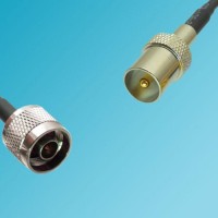 DVB-T TV Male to N Male RF Cable