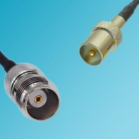 TNC Female to DVB-T TV Male RF Cable