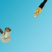 DVB-T TV Male Right Angle to MCX Male RF Cable