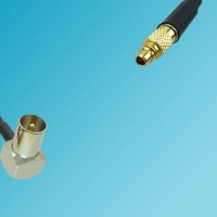 DVB-T TV Male Right Angle to MMCX Male RF Cable