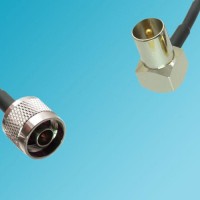 DVB-T TV Male Right Angle to N Male RF Cable