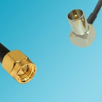 DVB-T TV Male Right Angle to SMA Male RF Cable