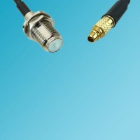 F Bulkhead Female to MMCX Male RF Cable