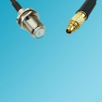 F Bulkhead Female to RP MMCX Male RF Cable