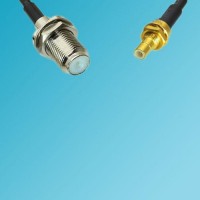 F Bulkhead Female to SMB Bulkhead Male RF Cable