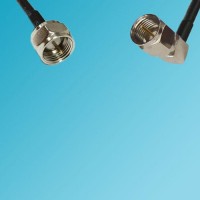 F Male to F Male Right Angle RF Cable