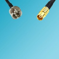 F Male to MCX Female RF Cable