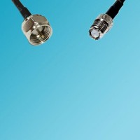 F Male to Mini UHF Female RF Cable