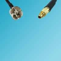 F Male to MMCX Male RF Cable
