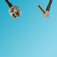 F Male to MS162 Male Right Angle RF Cable