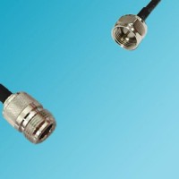 F Male to N Female RF Cable