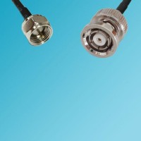 F Male to RP BNC Male RF Cable