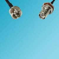 F Male to RP TNC Bulkhead Female RF Cable