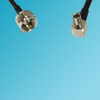 TS9 Male Right Angle to F Male RF Cable