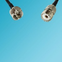 UHF Female to F Male RF Cable