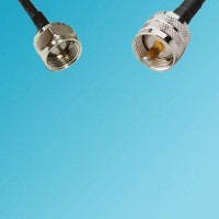 UHF Male to F Male RF Cable