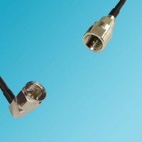 F Male Right Angle to FME Male RF Cable