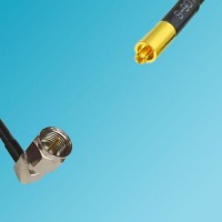 F Male Right Angle to MC-Card Male RF Cable