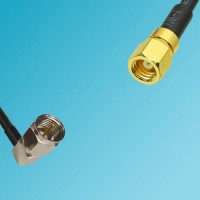 F Male Right Angle to SMC Female RF Cable