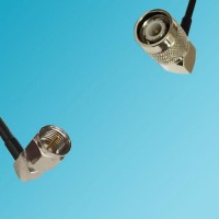 F Male Right Angle to TNC Male Right Angle RF Cable