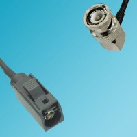 FAKRA SMB A Female to BNC Male Right Angle RF Cable
