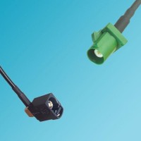 FAKRA SMB A Female Right Angle to FAKRA SMB E Male RF Cable