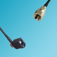 FAKRA SMB A Female Right Angle to FME Male RF Cable