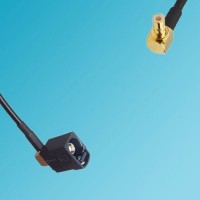 FAKRA SMB A Female Right Angle to SMB Male Right Angle RF Cable