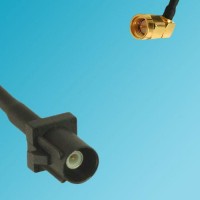 FAKRA SMB A Male to SMA Male Right Angle RF Cable