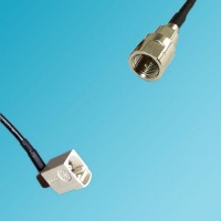 FAKRA SMB B Female Right Angle to FME Male RF Cable