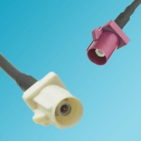 FAKRA SMB B Male to FAKRA SMB D Male RF Cable