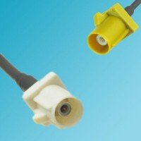 FAKRA SMB B Male to FAKRA SMB K Male RF Cable