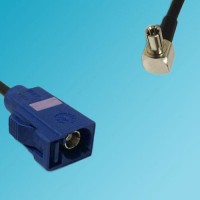 FAKRA SMB C Female to TS9 Male Right Angle RF Cable