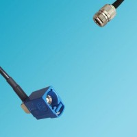 FAKRA SMB C Female Right Angle to N Female RF Cable