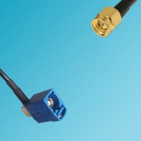 FAKRA SMB C Female Right Angle to SMA Male RF Cable
