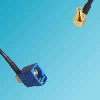 FAKRA SMB C Female Right Angle to SMB Male Right Angle RF Cable