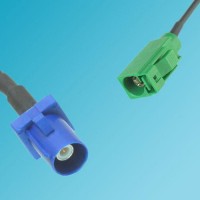 FAKRA SMB C Male to FAKRA SMB E Female RF Cable