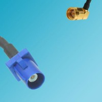 FAKRA SMB C Male to SMA Male Right Angle RF Cable