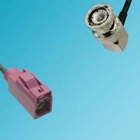 FAKRA SMB D Female to BNC Male Right Angle RF Cable