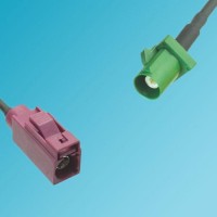 FAKRA SMB D Female to FAKRA SMB E Male RF Cable