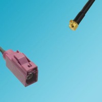 FAKRA SMB D Female to MMCX Male Right Angle RF Cable