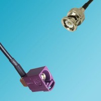 FAKRA SMB D Female Right Angle to BNC Male RF Cable